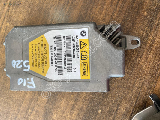 BMW F10 5.20D 6577 9239985-01 HAVA YASTIĞI BEYNİ ASEL OTO