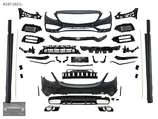 MERCEDES C SERİSİ W205 C63 KOMPLE TAMPON SETİ ÖN ARKA