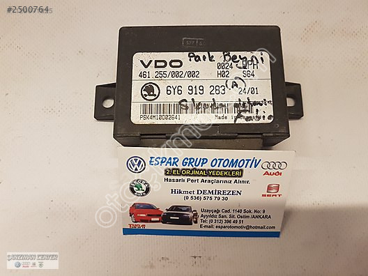 6Y6919283 SKODA OCTAVİA A4 VEYA FABİA PARK BEYNİ