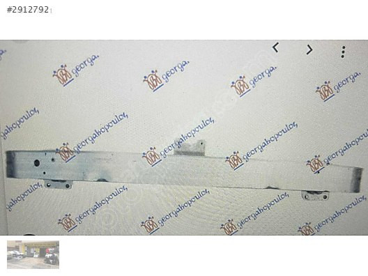 9839643180 Opel astra L ön tampon demiri ORJİNAL OTO OPEL