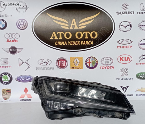 Orjinal Skoda Superb Sağ Far - Çıkma