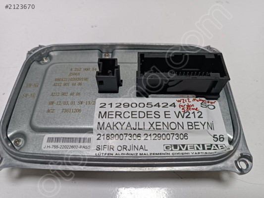 MERCEDES E W212 MAKYAJLI XENON BEYNİ 2189007306 2129007306 2