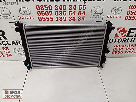 TOYOTA COROLLA SIFIR SU RADYATÖR 1.6BNZ 19-22 OEM NO:16400-0T350