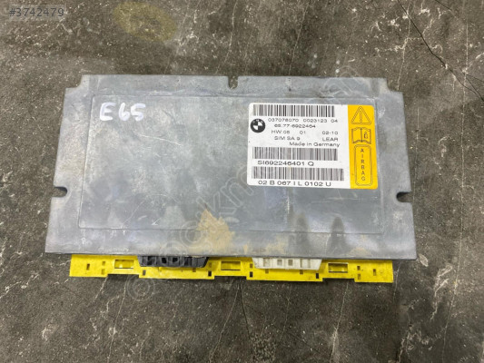 6922464 BMW E65 AİRBAG BEYNİ ORJINAL HATASIZ ÇIKMA