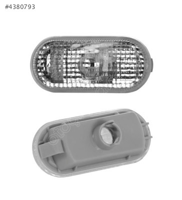 3B0949117C VWPOLO-GOLF4-BORA CAMURLUK SINYALI BUZLU CAM BEYAZ  SO