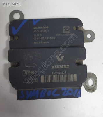 renault symbol 2014 çıkma orjinal airbag beyni (son fiyat)