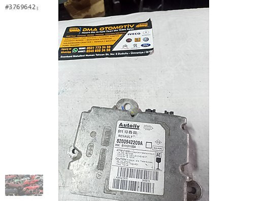 renault master 3 aırbag beyni 611136500 ...