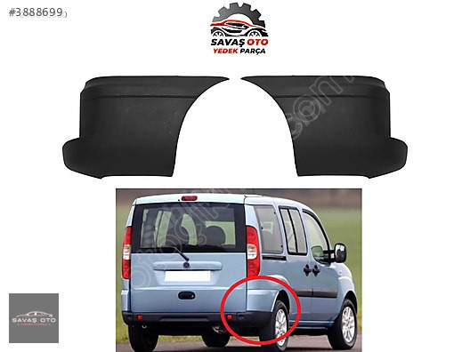 DOBLO 2 ARKA TAMPON KÖŞE SAĞ SOL 2006+ ADET FİYAT ORJİNAL
