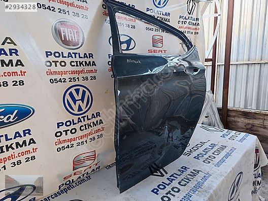 Opel Astra K arka sol kapı orijinal göçük hasarlı füme