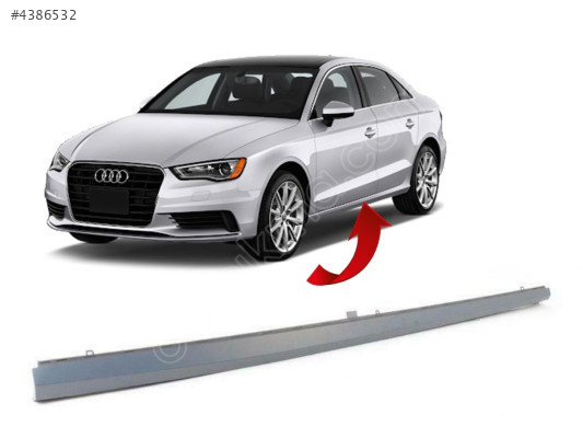 8V5853859  AUDİ A3 SEDAN 13-18 MARŞPİYEL KAPLAMA SOL