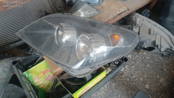 Opel Astra h içi siyah sol far çıkma
