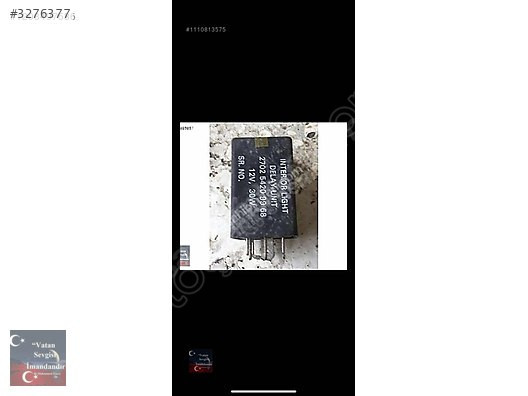 RENAULT TATA SAFARİ İÇ MEKAN GECİKME RÖLESİ 270254209968