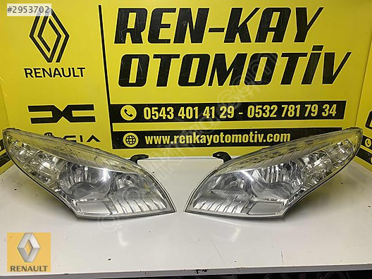 RENAULT MEGAN 3 SAĞ SOL FAR 2010-2012 ÇIKMA ORJİNAL PARÇA RENKAY