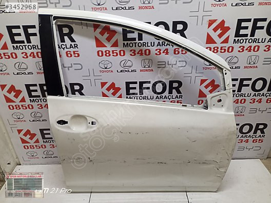 TOYOTA YARİS SAĞ ÖN KAPI ÇIKMA ORİJİNAL PARÇA 2006-2011