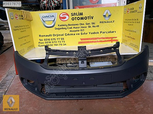 DACİA SANDERO ÖN TAMPON SIFIR YANSANAYİ VE DİĞER PARÇALARI