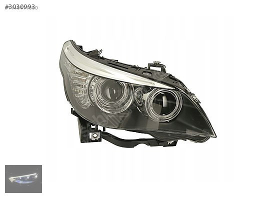 BMW 5 SERİSİ E60 LCİ XENON SAĞ FAR SIFIR OEM:63127177752