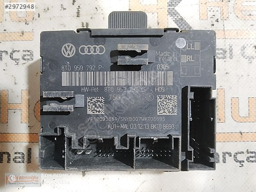 AUDİ A4 A5 Q5 KAPI MODÜLÜ BEYNİ 8T0959792P, 8T0959792G KAPI KONT