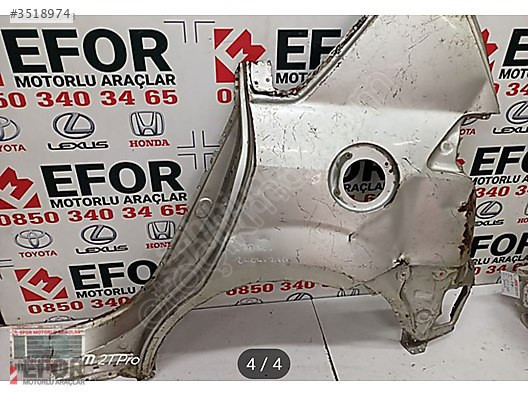 TOYOTA VERSO SOL ARKA ÇAMURLUK ÇIKMA ORİJİNAL PARÇA 2005