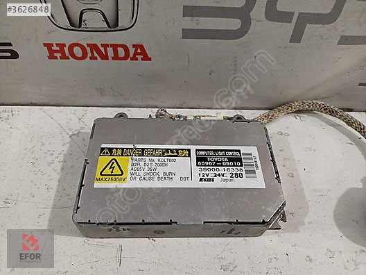 TOYOTA AVENSİS XENON FAR BEYNİ ORJİNAL ÇIKMA YEDEK PARÇA 02-07