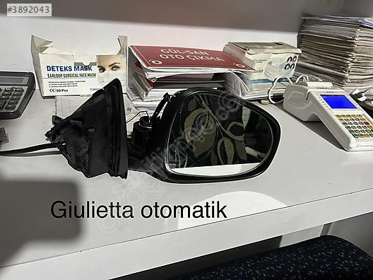 Alfa romeo giuletta sağ ayna ÇIKMA ORJİNAL OTOMATİK KATLANIR