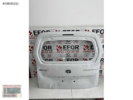 TOYOTA PROACE CITY BAGAJ KAPAĞI ÇIKMA ORJİNAL YEDEK PARÇA 19-23