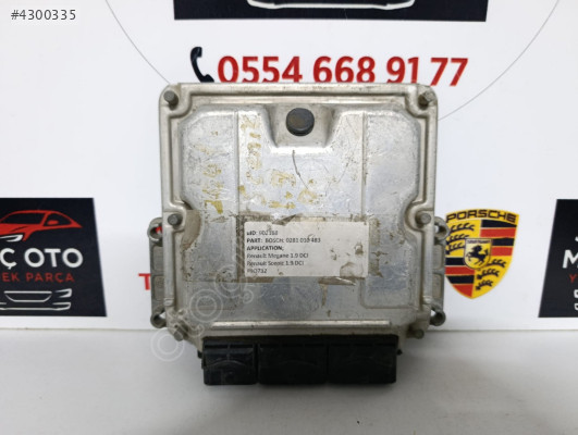 RENAULT MEGANE 1 SCENİC 1.9 DCI MOTOR BEYNİ 0281010483