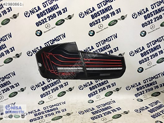 BMW 3 SERİSİ F30 KASA LAZER LED SAĞ -SOL STOP - SMOKE SIFIR