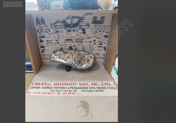 TOYATA COROLLA 2001-2002 SAĞ-SOL YILAN GÖZ FARLAR 212-11A4-LH-RH.