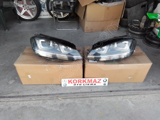 VOLKSWAGEN GOLF 7 U LED SAG SOL FAR TAKIM DOLU