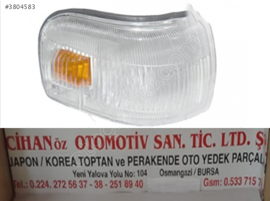 HYUNDAİ H100 SİNYAL CAM ÜST BEYAZ SAĞ-SOL 1997-2000 92221-42000R