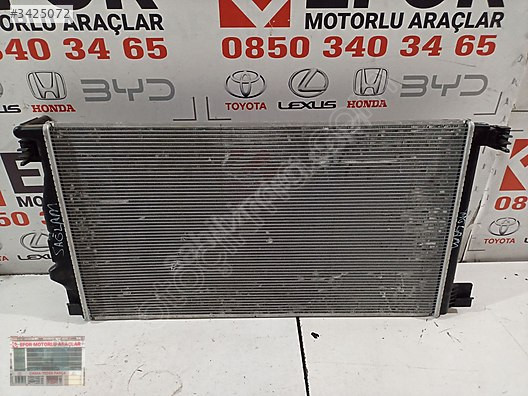 TOYOTA C-HR 1.2 İNTERCOLER RADYATÖRÜ ÇIKMA ORİJİNAL ĞST