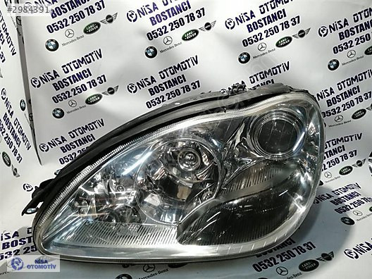 MERCEDES S SERİSİ W220 S280 KASA SOL FAR MAKYAJLI XENON ORJ