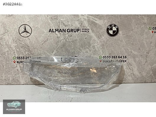 BMW F30 LCİ SOL FAR CAMI SIFIR