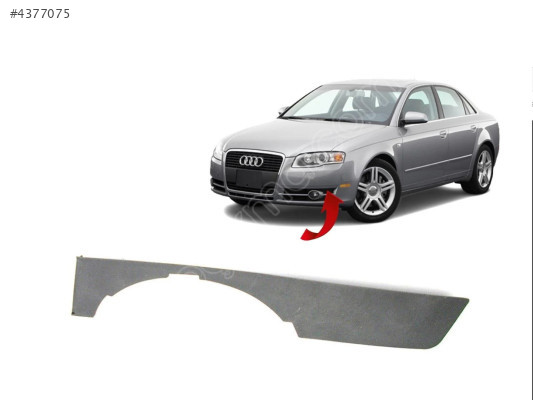 8E0807174 AUDİ A4 2005-2008 ÖN TAMPON SİS LAMBA KAPAGI ÜST SAG