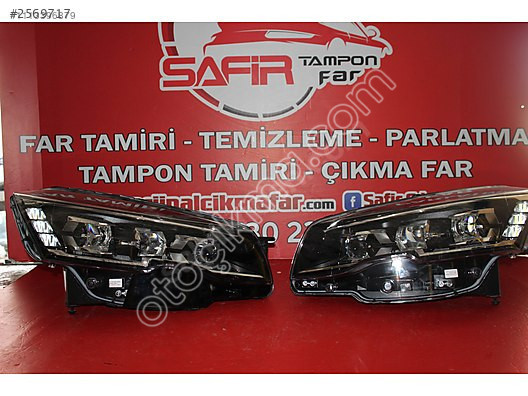 PEUGEOT 508 SIFIR ORJİNAL ÖN FAR TAKIMI FULL LED [DEFOLU]