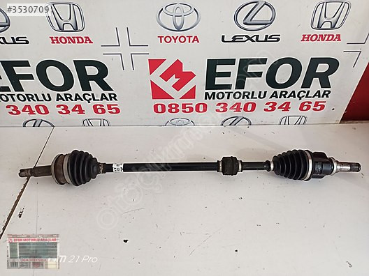 TOYOTA YARİS SAĞ AKS ÇIKMA ORİJİNAL PARÇA 2020