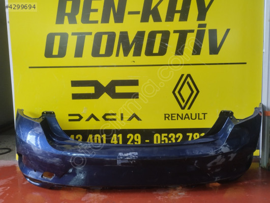 850227725R RENAULT MEGANE 4 ARKA TAMPON LACİVERT ORJ ÇIKMA RENKAY