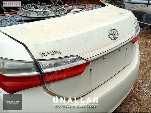 TOYOTA COROLLA BAGAJ KAPAĞI ve TÜM AKSAMLAR| ÜNALLAR OTO ÇIKMA |