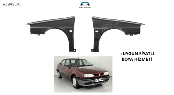 RENAULT 19 SAĞ/SOL ÖN CAMURLUK 1992+ SIFIR 7752255956