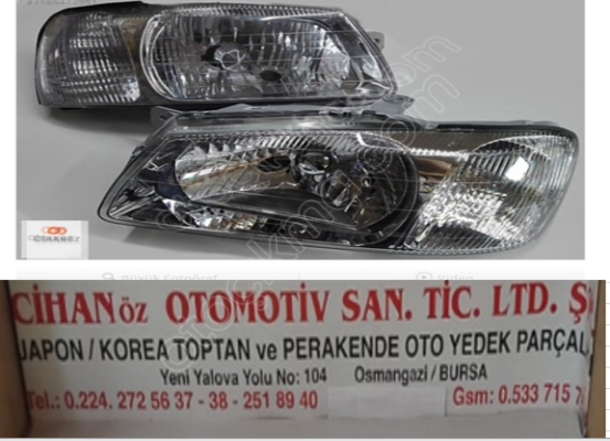 Hyundai Accent Far 2000 2002 - Sağ Sol - Adet Fiyatıdır.?