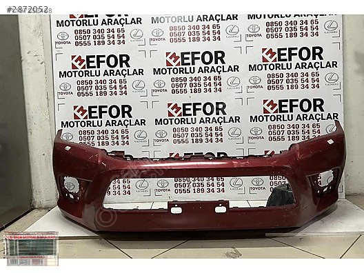 TOYOTA HİLUX ÖN TAMPON ÇIKMA ORJİNAL YEDEK PARÇA 16-19