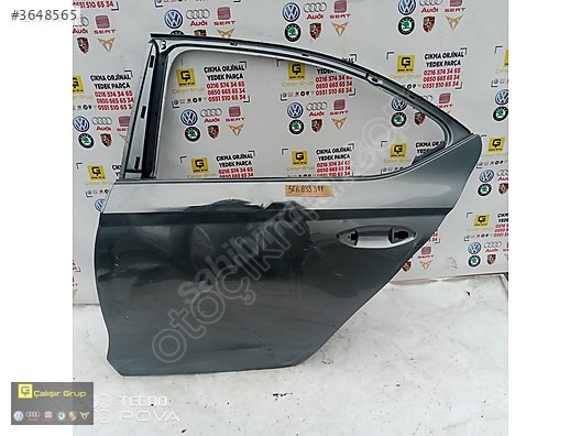 SKODA OCTAVİA 2013-2019 SOL ARKA KAPI OEM 536833311 ÇIKMA SÖKME