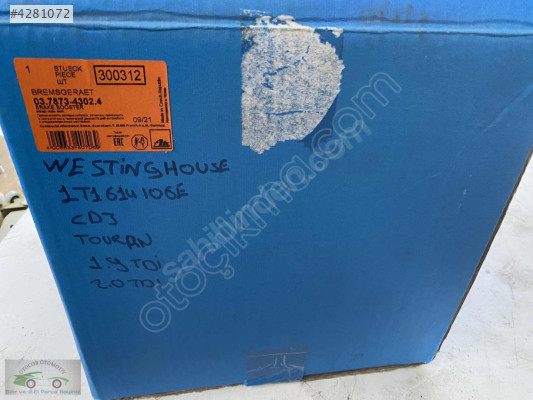 CADDY3 TOURAN PASSAT 1.9TDI FREN SERVOSU WESTİNGHOUSE 1T1614106E