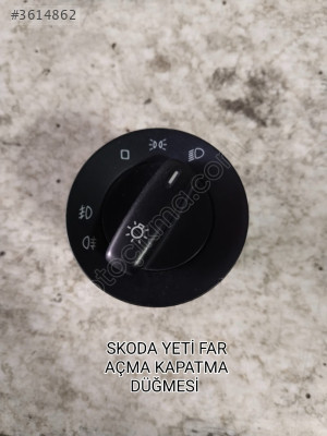 SKODA YETİ ORJİNAL FAR AÇMA KAPATMA DÜĞMESİ