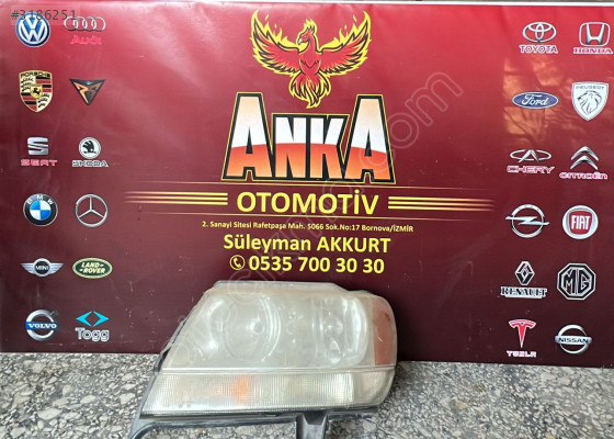 JEEP  GRAND CHEROKEE ORJŞNAL ÇIKMA SOL FAR