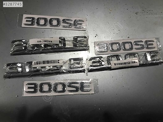 MERCEDES 300E-300SE BAGAJ YAZILARI SIFIR