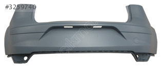 SEAT ALTEA- 04/07; ARKA TAMPON GRİ (ASTARLI SENSÖR DELİKSİZ/