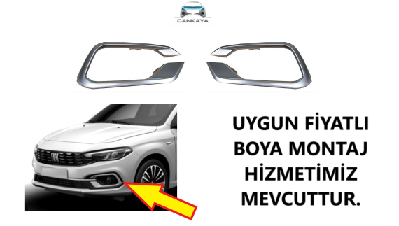 FİAT EGEA 2021/2022/2023/2024/2025 SİS FARI ÇERÇEVESİ KROM SIFIR