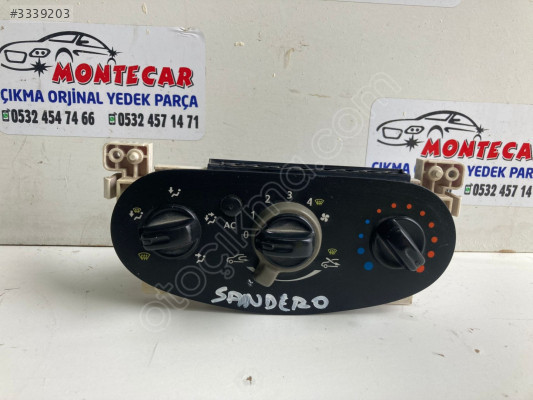 DACİA SANDERO KLİMA KONTROL PANELİ ORJİNAL ÇIKMA MONTECAR