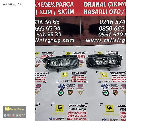 VOLKSWAGEN CADDY 2015-2020 SAĞ SOL SİS FARI ÇIKMA SÖKME YEDEK PA